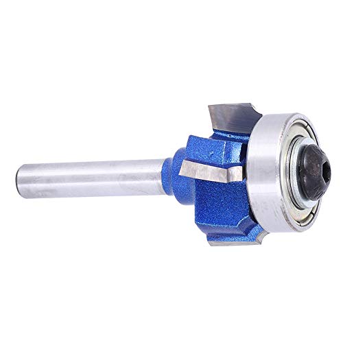 Hochleistungs -4 -Zahn Rundkanten Fräser Cutter 8mm Präzisionsrouter Bit für Holzren (Vierschnitte-Randversiegelungsmesser 8xr1) von ACOGEDO