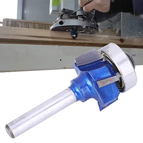 Hochleistungs -4 -Zahn Rundkanten Fräser Cutter 8mm Präzisionsrouter Bit für Holzren (Vierschnitte-Randversiegelungsmesser 8xr3) von ACOGEDO