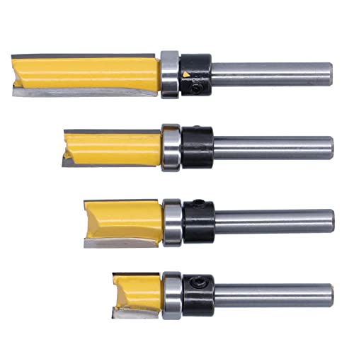 Präzisions-Trim-Scharnier-Router-Bit-Set 4-Stcs mit 1/4-Zoll von ACOGEDO
