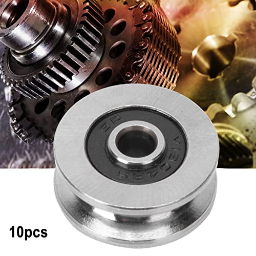Premium -Qualität TV0418 V Groove Roller Bearing Guide Rail Bearing 10pcs Set - Haltbare Hochgeschwindigkeitslager für Motoreninstrumente und Fitnessgeräte Premium -Qualität TV0418 V Groove Roller Bearing Guide Rail Bearing 10pcs Set - Haltbare Hochgeschwindigkeitslager für Motoreninstrumente und Fitnessgeräte von ACOGEDO