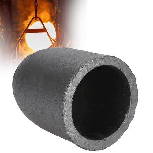 Premium -Silizium -Carbid Graphit Crucible Zum Gießen und Schmelzen von Edelmetallen 6 Kg Kapazität, Ausgezeichnete Thermische Leitfähigkeit von ACOGEDO