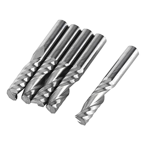 Premium -Wolfram -Carbid -Einzelflöte -Endmühle Set - 6 Mm Schaftdurchmesser Spiralschneider für CNC -Fräste - 5 -teiliges Schneidwerkzeugkit für Acryl-, PVC- und Weichmaterialpräzision Premium -Wolfram -Carbid -Einzelflöte -Endmühle Set - 6 Mm Schaftdurchmesser Spiralschneider für CNC -Fräste - 5 -teiliges Schneidwerkzeugkit für Acryl-, PVC- und Weichmaterialpräzision von ACOGEDO