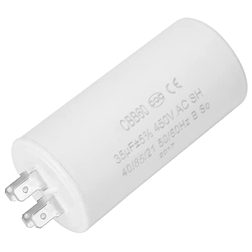 Umweltfreundlicher CBB60 Motorlauf -Startkondensator 450 V 35UF für Geräte - Flammhemmende Epoxidharz - Hohe Isolierung - Geeignet für Kühlschränke und Wechselstrommotoren Umweltfreundlicher CBB60 Motorlauf -Startkondensator 450 V 35UF für Geräte - Flammhemmende Epoxidharz - Hohe Isolierung - Geeignet für Kühlschränke und Wechselstrommotoren von ACOGEDO