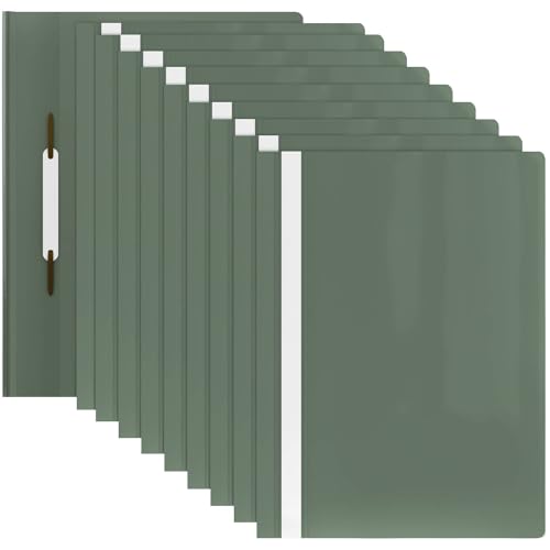 ACROPAQ - 10 x Schnellhefter A4 - Mit transparenter Vordertasche, Hefter A4 für bis zu 70 Seiten, Pastellgrünen, Professionelle und einfache Organisation - Plastik File Folder, Mappen ACROPAQ - 10 x Schnellhefter A4 - Mit transparenter Vordertasche, Hefter A4 für bis zu 70 Seiten, Pastellgrünen, Professionelle und einfache Organisation - Plastik File Folder, Mappen von ACROPAQ