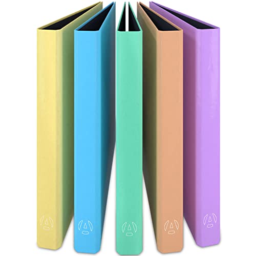 ACROPAQ - 5 x Ringbuch A4 - Schmal, 5 Pastell Farben, 2 Ringe - Ringordner A4 schmal, Ringmappe A4, Ringordner, Ringhefter, Aktenordner, Ordner - Pastell - B42032 ACROPAQ - 5 x Ringbuch A4 - Schmal, 5 Pastell Farben, 2 Ringe - Ringordner A4 schmal, Ringmappe A4, Ringordner, Ringhefter, Aktenordner, Ordner - Pastell - B42032 von ACROPAQ
