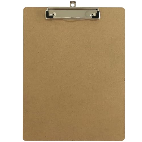 ACROPAQ Klemmbrett A4 Holz - Einfach organisiert bleiben - 1 x A4 MDF Klemmbrett Holz - Haltbar, leicht und perfekt für die Organisation von Dokumenten ACROPAQ Klemmbrett A4 Holz - Einfach organisiert bleiben - 1 x A4 MDF Klemmbrett Holz - Haltbar, leicht und perfekt für die Organisation von Dokumenten von ACROPAQ