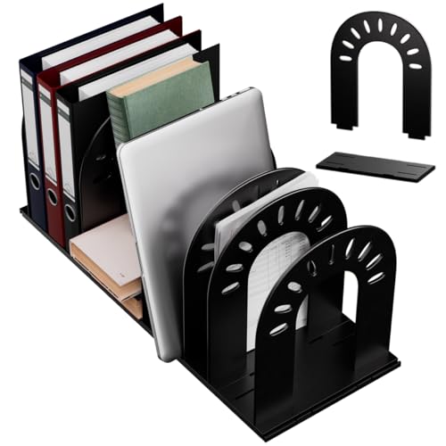 ACTICO Verstellbarer vertikaler Aktenordner, stabiler Kunststoff, erweiterbarer aufrechter Aktenhalter für Notizbücher, Zeitschriften, Desktops, Bücherregale und Büros, einfach zu montieren und zu ACTICO Verstellbarer vertikaler Aktenordner, stabiler Kunststoff, erweiterbarer aufrechter Aktenhalter für Notizbücher, Zeitschriften, Desktops, Bücherregale und Büros, einfach zu montieren und zu von ACTICO