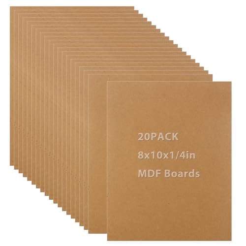 Unlackierte MDF-Holzplatten – 0,6 cm dicke Bretter für Zimmerei von ACXFOND