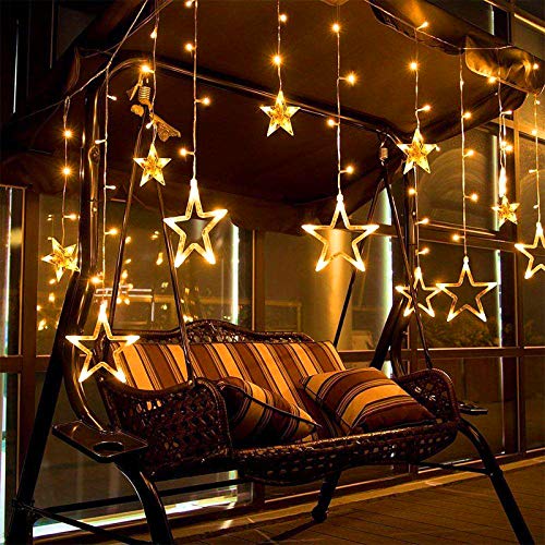 ACXIN 138 LEDs Lichterkette, LED Sterne Lichtervorhang, Weihnachten Lichternetz, 8 Leuchtmodi, für Außen Innen, IP44 Wasserfest, Geeignet für Weihnachten, Hochzeit, Party, Urlaub, 3m ACXIN 138 LEDs Lichterkette, LED Sterne Lichtervorhang, Weihnachten Lichternetz, 8 Leuchtmodi, für Außen Innen, IP44 Wasserfest, Geeignet für Weihnachten, Hochzeit, Party, Urlaub, 3m von ACXIN