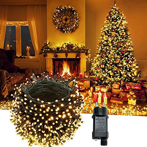 ACXIN LED Lichterkette, Lichterkettenvorhang Deko, Beleuchtung Leuchte, für Innen, Außen, Weihnachten, Party, Hochzeit, IP44 Wasserdicht (80M 800LEDs, Warmweiß) von ACXIN