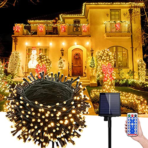ACXIN Solar Lichterkette Aussen 30m 300 LED Weihnachtsbaum Lichterkette 8 Modi Solarlichterkette IP44 Wasserfest mit Fernbedienung Timer für Garten Party Balkon ACXIN Solar Lichterkette Aussen 30m 300 LED Weihnachtsbaum Lichterkette 8 Modi Solarlichterkette IP44 Wasserfest mit Fernbedienung Timer für Garten Party Balkon von ACXIN