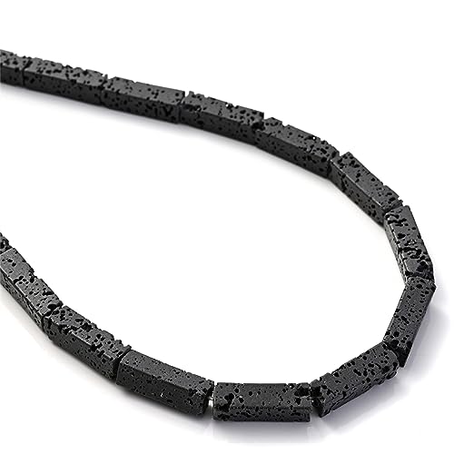 4x13mm natürlichen Schwarz Lavastein Abstandshalter Perlen flachen Felsen Stein rechteckige Spalte Rohr Perlen Edelstein Halbedelstein für Schmuck Handwerk ätherisches Öl-Armband 4x13mm natürlichen Schwarz Lavastein Abstandshalter Perlen flachen Felsen Stein rechteckige Spalte Rohr Perlen Edelstein Halbedelstein für Schmuck Handwerk ätherisches Öl-Armband von ACYUNLEI