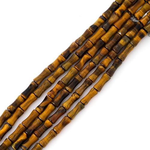 5x12mm Naturstein Tigerauge Bambus Form Edelstein Heilung Energie Lose Abstandshalter Perlen für DIY Halskette Armband Ohrring 5x12mm Naturstein Tigerauge Bambus Form Edelstein Heilung Energie Lose Abstandshalter Perlen für DIY Halskette Armband Ohrring von ACYUNLEI