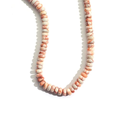 5x8mm Natürliche Rondelle Stein Rotes Netzwerk Perlen Semi Precious Abacus Perlen Handmake Edelstein für Jewerly Making DIY-Armband Halskette 5x8mm Natürliche Rondelle Stein Rotes Netzwerk Perlen Semi Precious Abacus Perlen Handmake Edelstein für Jewerly Making DIY-Armband Halskette von ACYUNLEI