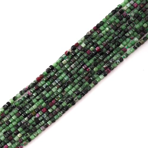 Facettierte natürliche 2-3mm Grüner Rubin Zoisit Würfel Quadrat lose Perlen Edelstein kleine lose Perlen Heilung Kristall Energie Stein für DIY-Schmuck machen 15" Facettierte natürliche 2-3mm Grüner Rubin Zoisit Würfel Quadrat lose Perlen Edelstein kleine lose Perlen Heilung Kristall Energie Stein für DIY-Schmuck machen 15" von ACYUNLEI