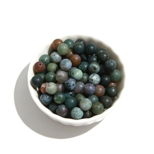 Natürliche Matte Stein Perlen 8mm Indischer Achat Runde Edelstein Perlen Spacer Charme Energie Heilung Perlen DIY für Armband Halskette Ohrringe Schmuck machen Natürliche Matte Stein Perlen 8mm Indischer Achat Runde Edelstein Perlen Spacer Charme Energie Heilung Perlen DIY für Armband Halskette Ohrringe Schmuck machen von ACYUNLEI
