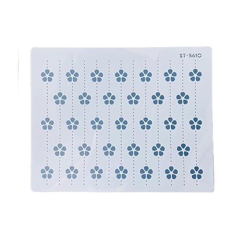 AD-BCrbgen Kuchen Schablone Blatt Form Muster Hochzeit Kuchen Dekorieren Spitze Fondant Kuchen Schablonen Vorlage DIY Zeichnung Form Gebäck Werkzeuge (Color : ST-5610) von AD-BCrbgen