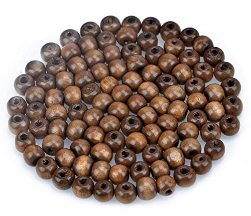 AD Beads Holz-Abstandshalter, lose Holzperlen, großes Loch, sortiert, für Halsketten, Armbänder, Bastelarbeiten, Dekoration, 8 x 10 mm, 200 Stück, Kaffeebraun AD Beads Holz-Abstandshalter, lose Holzperlen, großes Loch, sortiert, für Halsketten, Armbänder, Bastelarbeiten, Dekoration, 8 x 10 mm, 200 Stück, Kaffeebraun von AD Beads