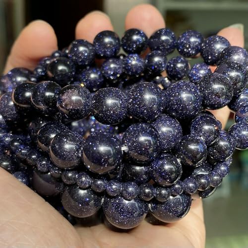 Natursteinperlen 4 6 8 10mm Tigerauge Lava Amazonit Türkisen Verkrustete Achate Jaspers Perlen Für Schmuckherstellung DIY Armband Halskette von ADAOQIN