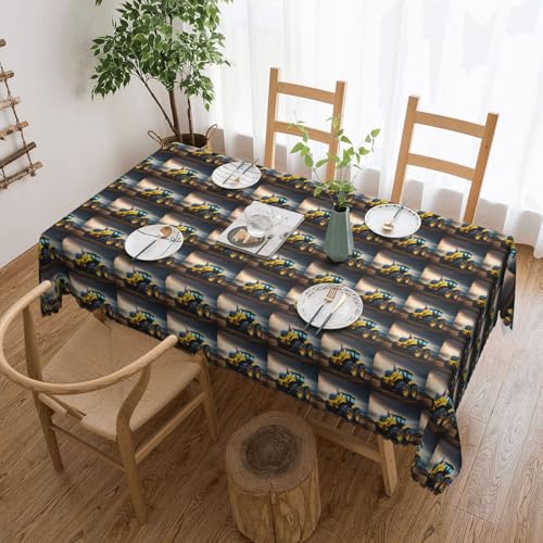 ADAhgu Company Tischdecke mit Traktor-Druck, vielseitig, 137 x 183 cm, wiederverwendbar, Esstischabdeckung für Hochzeiten und draußen ADAhgu Company Tischdecke mit Traktor-Druck, vielseitig, 137 x 183 cm, wiederverwendbar, Esstischabdeckung für Hochzeiten und draußen von ADAhgu