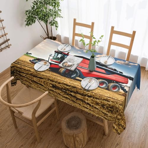 ADAhgu Company Tischdecke mit Traktor-Druck, vielseitig, 137 x 183 cm, wiederverwendbar, Esstischabdeckung für Hochzeiten und draußen ADAhgu Company Tischdecke mit Traktor-Druck, vielseitig, 137 x 183 cm, wiederverwendbar, Esstischabdeckung für Hochzeiten und draußen von ADAhgu