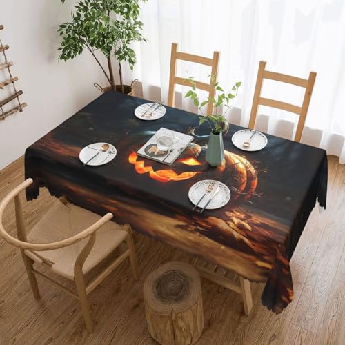 ADAhgu Herbst-Kürbis-Druck, vielseitig, 137 x 183 cm, wiederverwendbar, Esstischabdeckung für Hochzeiten und draußen ADAhgu Herbst-Kürbis-Druck, vielseitig, 137 x 183 cm, wiederverwendbar, Esstischabdeckung für Hochzeiten und draußen von ADAhgu