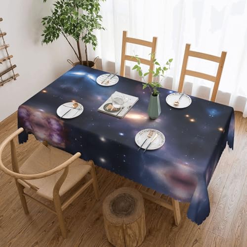 ADAhgu Tischdecke, Motiv: Galaxie im Universum, vielseitig, 137 x 183 cm, wiederverwendbar, Esstischabdeckung für Hochzeiten und draußen ADAhgu Tischdecke, Motiv: Galaxie im Universum, vielseitig, 137 x 183 cm, wiederverwendbar, Esstischabdeckung für Hochzeiten und draußen von ADAhgu