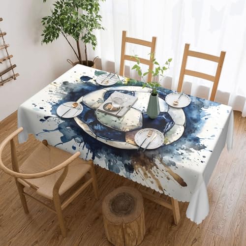 ADAhgu Vielseitige Tischdecke mit Fußball-Druck, wiederverwendbar, für Hochzeiten, Outdoor, 137 x 183 cm ADAhgu Vielseitige Tischdecke mit Fußball-Druck, wiederverwendbar, für Hochzeiten, Outdoor, 137 x 183 cm von ADAhgu