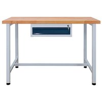 ADB Werkbank lichtgrau, anthrazitgrau 1 Schublade 120,0 x 60,0 x 84,0 cm ADB Werkbank lichtgrau, anthrazitgrau 1 Schublade 120,0 x 60,0 x 84,0 cm von ADB