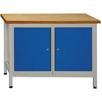 ADB Werkbank lichtgrau, blau 120,0 x 60,0 x 84,0 cm ADB Werkbank lichtgrau, blau 120,0 x 60,0 x 84,0 cm von ADB