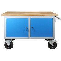 ADB Werkbank lichtgrau, lichtblau 130,0 x 60,0 x 82,7 cm ADB Werkbank lichtgrau, lichtblau 130,0 x 60,0 x 82,7 cm von ADB
