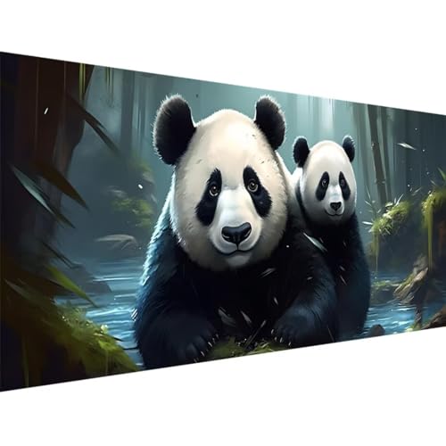 ADCCAT Diamond Painting Groß XXL 125x50cm, 5D Diamond Painting Panda Tier, DIY Full Diamond Painting Runden Steine Bastelset Erwachsene, Malen Nach Zahlen Diamond Painting Geschenk Zimmer Deko j-9 ADCCAT Diamond Painting Groß XXL 125x50cm, 5D Diamond Painting Panda Tier, DIY Full Diamond Painting Runden Steine Bastelset Erwachsene, Malen Nach Zahlen Diamond Painting Geschenk Zimmer Deko j-9 von ADCCAT