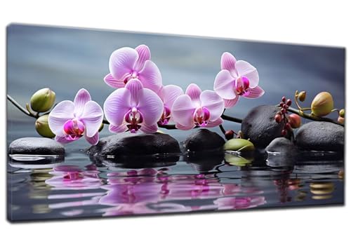 Diamond Painting Orchidee, Diamant Painting Bilder Zen Malerei Kits, Diamond Painting Erwachsene und Kinder Cross Stickerei Kunst Kits, Diamant Malerei Kunst Set für Wanddeko Wohnzimmer 50x110cm T-3 Diamond Painting Orchidee, Diamant Painting Bilder Zen Malerei Kits, Diamond Painting Erwachsene und Kinder Cross Stickerei Kunst Kits, Diamant Malerei Kunst Set für Wanddeko Wohnzimmer 50x110cm T-3 von ADCCAT