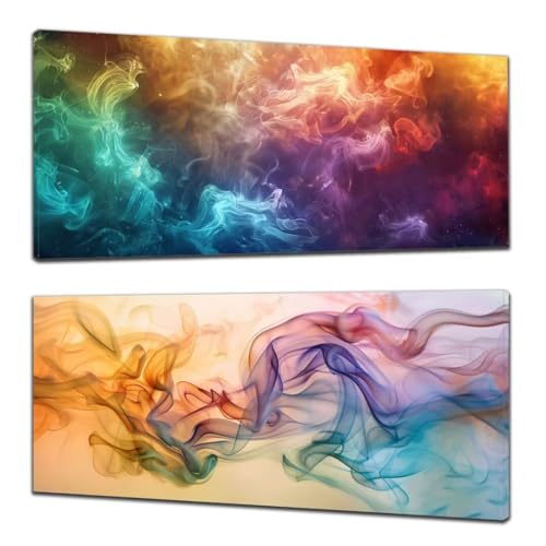 Psychedelisch Diamond Painting Kinder,2 Stück Diamond Painting Rauch,DIY Diamant Painting Bilder Set Erwachsene Kinder,Diamant Cross Stickerei Malerei für Geschenk Zuhause Wanddekoration 40x90cm Z-4 von ADCCAT