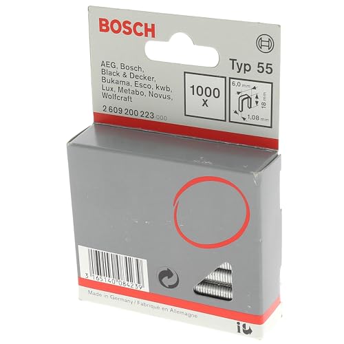Klammern 18 x 6 mm Typ 55 x 1000 für Heftgerät Klammern 18 x 6 mm Typ 55 x 1000 für Heftgerät von ADEPEM A VOS MARQUES, PRÊT, REPAREZ !