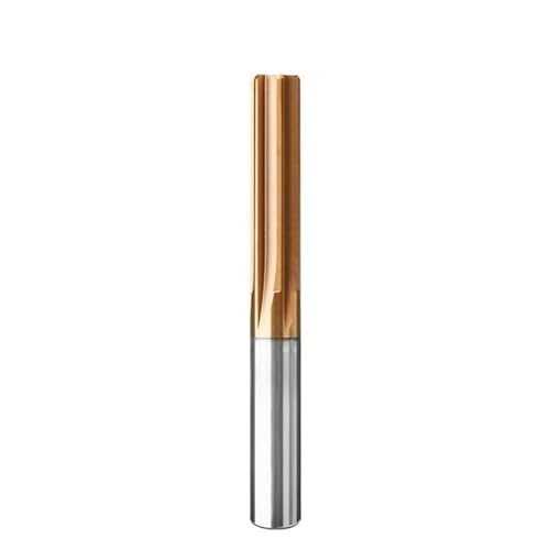 HRC60 Hartmetall-Maschinenreibahle, Durchmesser 1–1,9 mm, beschichtet, gerader Schlitz, 3-Flöten-Reibahle, H7 gehärteter Stahl, CNC-Reibahle, 1 Stück (1,7 x 15 38 mm)(1.6x15x38mm) von ADFVGG