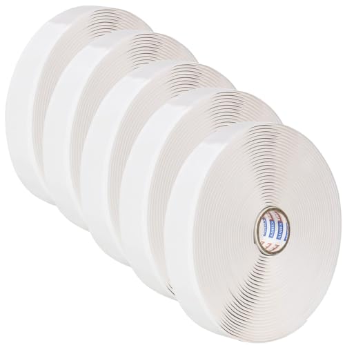 ADHES Butylband Dichtungsbänder, 25mm x 9m x 3mm 5 Rollen, Tape Wasserdichtes Klebeband für Teichbau, Bauwerke, Fassaden, Dach, Wohnwagen, Fenster, Container, Flachdach Weiß Butyl Sealant Tape ADHES Butylband Dichtungsbänder, 25mm x 9m x 3mm 5 Rollen, Tape Wasserdichtes Klebeband für Teichbau, Bauwerke, Fassaden, Dach, Wohnwagen, Fenster, Container, Flachdach Weiß Butyl Sealant Tape von ADHES TAPE PURSUIT OF PERFECTION