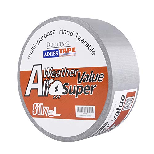 ADHES Duct Tape Silber klebeband Panzertape Panzerband Panzerklebeband,wasserfestes,starkes,für zum reparieren,befestigen,bündeln, verstärken, abdichten,48mm x 28m,1Rolle ADHES Duct Tape Silber klebeband Panzertape Panzerband Panzerklebeband,wasserfestes,starkes,für zum reparieren,befestigen,bündeln, verstärken, abdichten,48mm x 28m,1Rolle von ADHES TAPE PURSUIT OF PERFECTION
