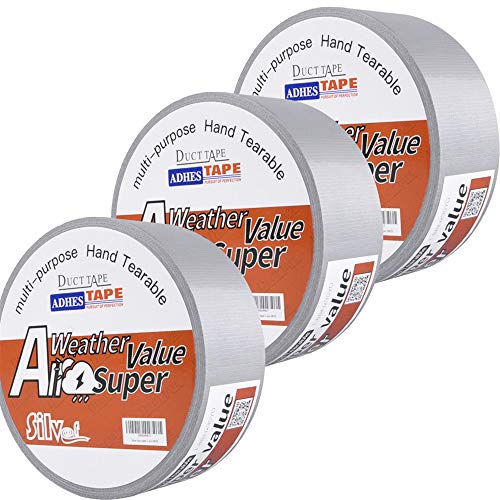 ADHES Duct Tape Silber klebeband Panzertape Panzerband Panzerklebeband,wasserfestes,starkes,für zum reparieren,befestigen,bündeln, verstärken, abdichten,48mm x 28m ADHES Duct Tape Silber klebeband Panzertape Panzerband Panzerklebeband,wasserfestes,starkes,für zum reparieren,befestigen,bündeln, verstärken, abdichten,48mm x 28m von ADHES TAPE PURSUIT OF PERFECTION