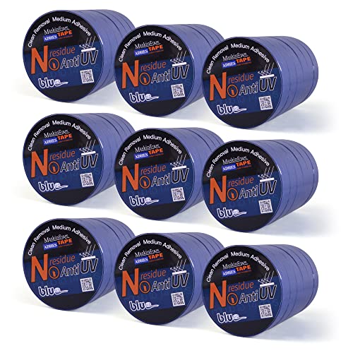 ADHES Malerkrepp Blaues maler klebebänder für Malerarbeiten,Saubere Kanten,UV Beständig, Keinerlei Rückstände (24mm x 55m), 54rolle ADHES Malerkrepp Blaues maler klebebänder für Malerarbeiten,Saubere Kanten,UV Beständig, Keinerlei Rückstände (24mm x 55m), 54rolle von ADHES TAPE PURSUIT OF PERFECTION