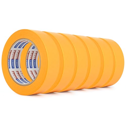 ADHES Malerkrepp Kreppband, UV-beständig für sieben Tage Gelb, 30mm x 50m, 6rolle maler klebebänder für Malerarbeiten, Saubere Kanten, Keinerlei Rückstände ADHES Malerkrepp Kreppband, UV-beständig für sieben Tage Gelb, 30mm x 50m, 6rolle maler klebebänder für Malerarbeiten, Saubere Kanten, Keinerlei Rückstände von ADHES TAPE PURSUIT OF PERFECTION