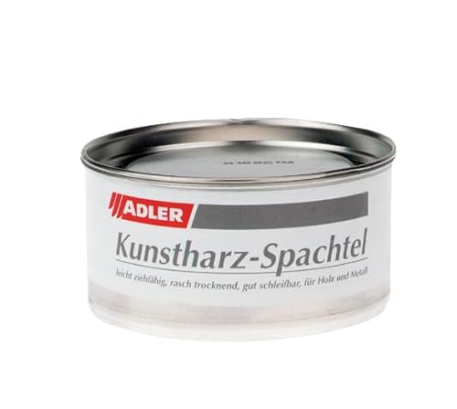 Kunstharz-Spachtel weiß 200g Universalspachtel innen und außen Löcher und Risse ausbessern für Holz, Metall von ADLER