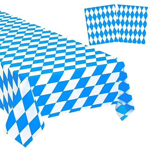 ADMAY 2er-Set Oktoberfest Tischdecke, 137 x 274 cm Tischdecke Oktoberfest für Oktoberfest Deko, Blau-Weiß Bayerische Tischdecke, Tischdecke Bayern, Bayrisch Tischdecke Deko für Party ADMAY 2er-Set Oktoberfest Tischdecke, 137 x 274 cm Tischdecke Oktoberfest für Oktoberfest Deko, Blau-Weiß Bayerische Tischdecke, Tischdecke Bayern, Bayrisch Tischdecke Deko für Party von ADMAY