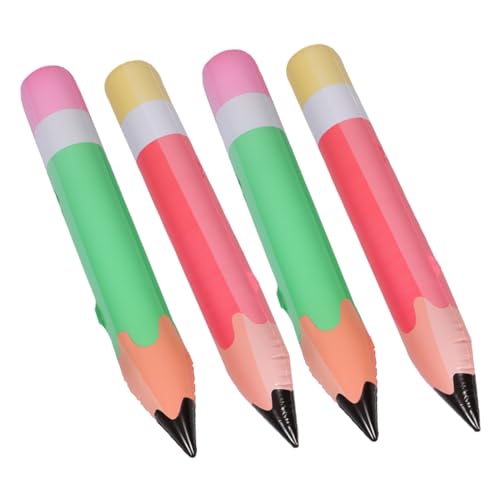 4 Stück aufblasbares Bleistiftspielzeug Ballon Glanzspray Willkommen zurück in der Schuldekoration party dekoration Zurück zur Schule Dekoration Bleistiftstütze Jumbo-Buntstift PVC ADOCARN 4 Stück aufblasbares Bleistiftspielzeug Ballon Glanzspray Willkommen zurück in der Schuldekoration party dekoration Zurück zur Schule Dekoration Bleistiftstütze Jumbo-Buntstift PVC ADOCARN von ADOCARN