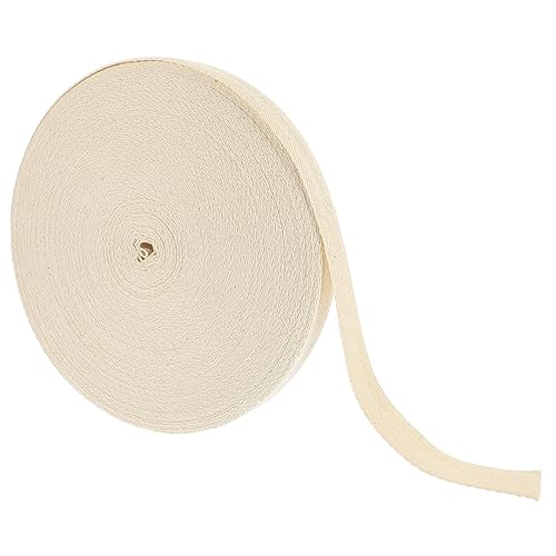 ADOCARN 1 Rolle Baumwolle Weiß Schnalle Gewichtet Beiges Band Verbot Gurtbänder Für Taschen Bastband Wand Sackleinenband Bindebänder Körperband Hohle Baumwolle Schleife Makramee Zubehör ADOCARN 1 Rolle Baumwolle Weiß Schnalle Gewichtet Beiges Band Verbot Gurtbänder Für Taschen Bastband Wand Sackleinenband Bindebänder Körperband Hohle Baumwolle Schleife Makramee Zubehör von ADOCARN