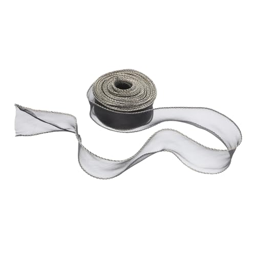 ADOCARN 1 Rolle Meerjungfrau-Band Hochzeitsband durchsichtiges Chiffonband Kranzband dekorative Hochzeitsbänder DIY -Handwerksband Party-Verschönerungsband Valentinsband Polyester Schwarz ADOCARN 1 Rolle Meerjungfrau-Band Hochzeitsband durchsichtiges Chiffonband Kranzband dekorative Hochzeitsbänder DIY -Handwerksband Party-Verschönerungsband Valentinsband Polyester Schwarz von ADOCARN