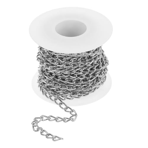 ADOCARN 1 Rolle Schmuckhalskettenmaterialien Schmuckherstellungskette DIY Kette Bastelkette Dicke Kettenketten Kette Zum Basteln Panzerkette DIY Schmuckherstellung Schmuckkette von ADOCARN