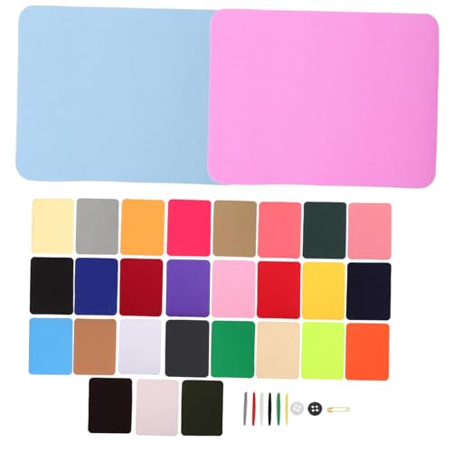 ADOCARN 1 Satz Eisen Patches für Kleidung Farben Rechteckige Selbstklebende Stoffflicken zur Reparatur und Dekoration Individuell Zuschneidbar Nähset von ADOCARN