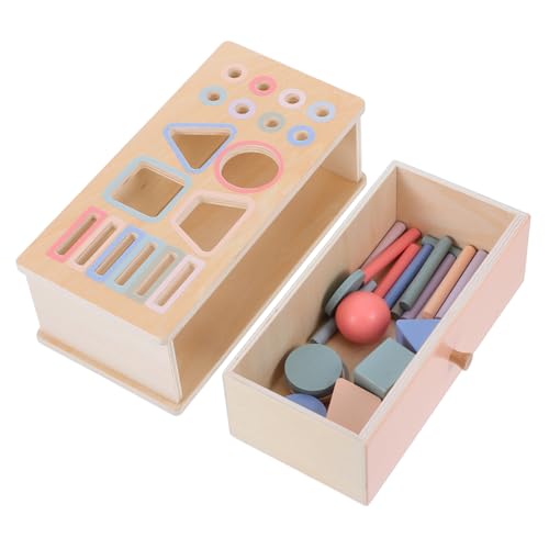 ADOCARN 1 Satz Holz Sortierbox für Kleinkinder Interaktives Lernspielzeug Farben und Formen Motorik und Logisches Sicher und Schadstofffrei ADOCARN 1 Satz Holz Sortierbox für Kleinkinder Interaktives Lernspielzeug Farben und Formen Motorik und Logisches Sicher und Schadstofffrei von ADOCARN