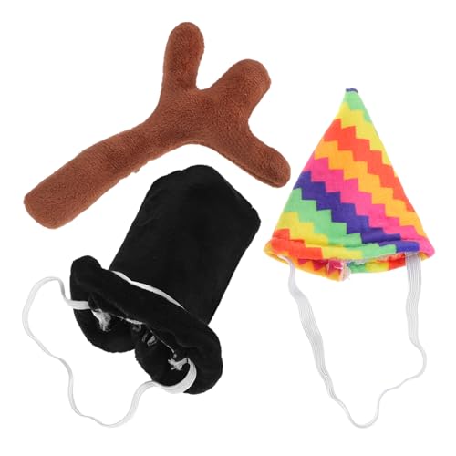 ADOCARN 1 Satz Plüschpuppe Zubehör DIY Puppenhüte für Bastelprojekte Dekorative Mützen und Antler Accessoires für Puppen für Kreative Dekorationen und Partys von ADOCARN